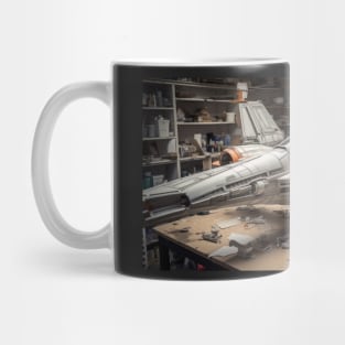 Virtual Model Spacecraft Construction Studio 13 Mug